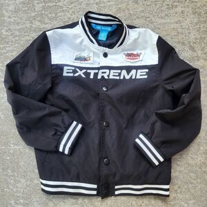 SOHO Boys Club Extreme Black‎ White Racing Jacket, Kids/Youth Sz 6
